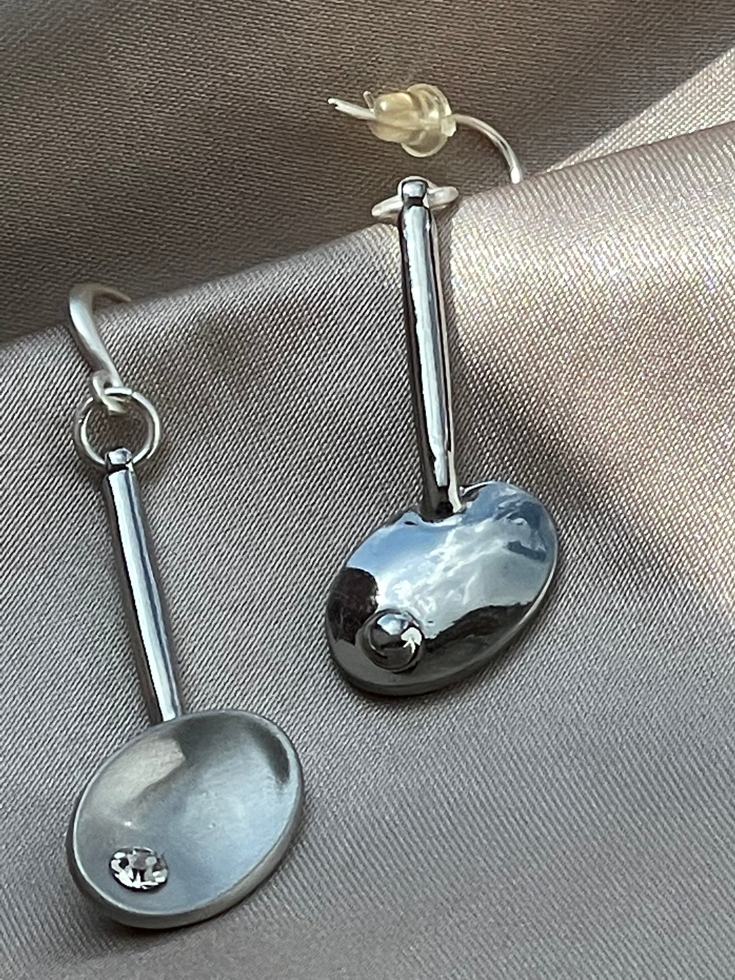 Boucles d'Oreilles DO RE MI Argentées