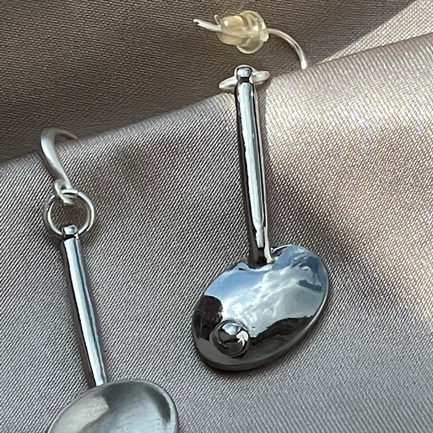 Boucles d'Oreilles DO RE MI Argentées
