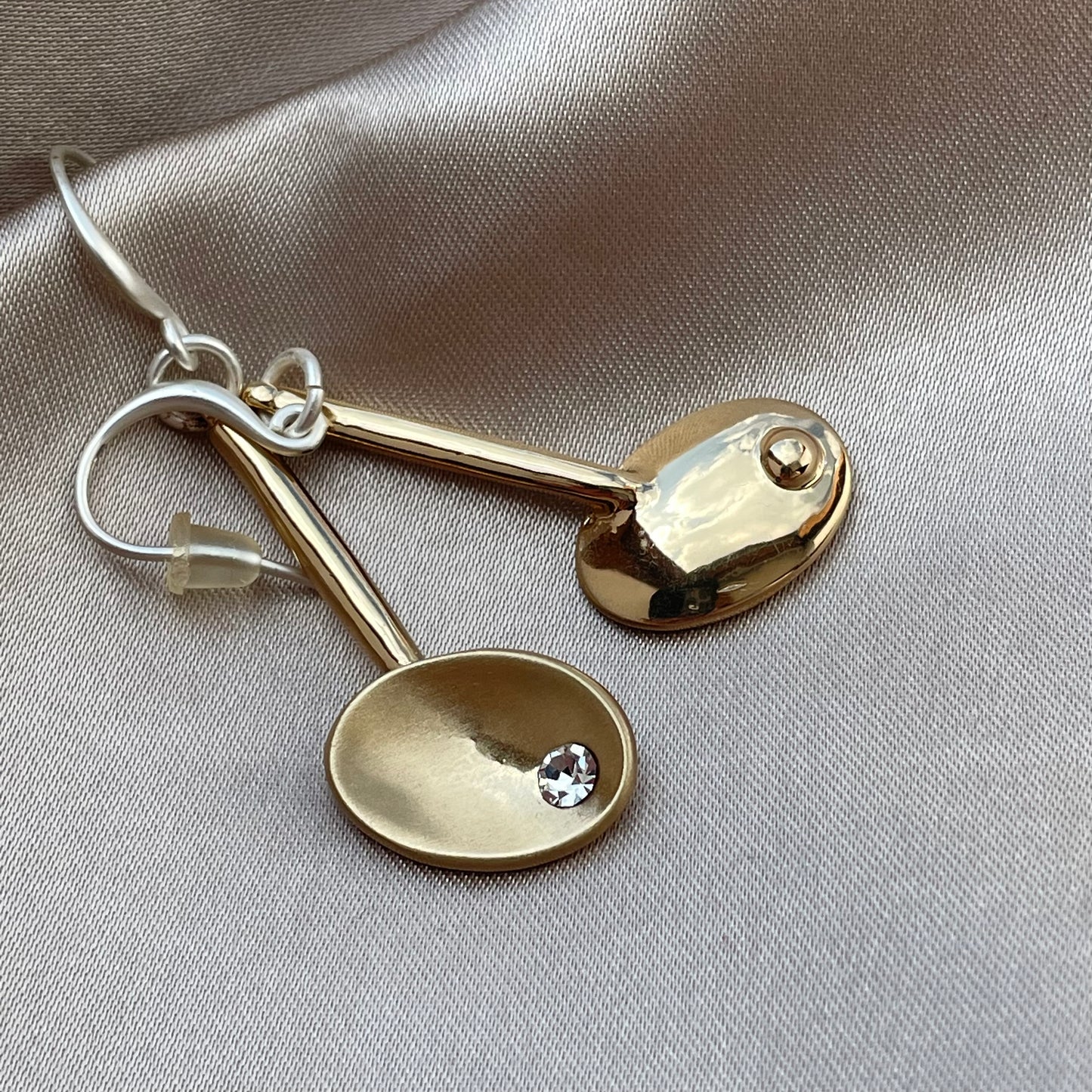 Boucles d'Oreilles DO RE MI Dorées