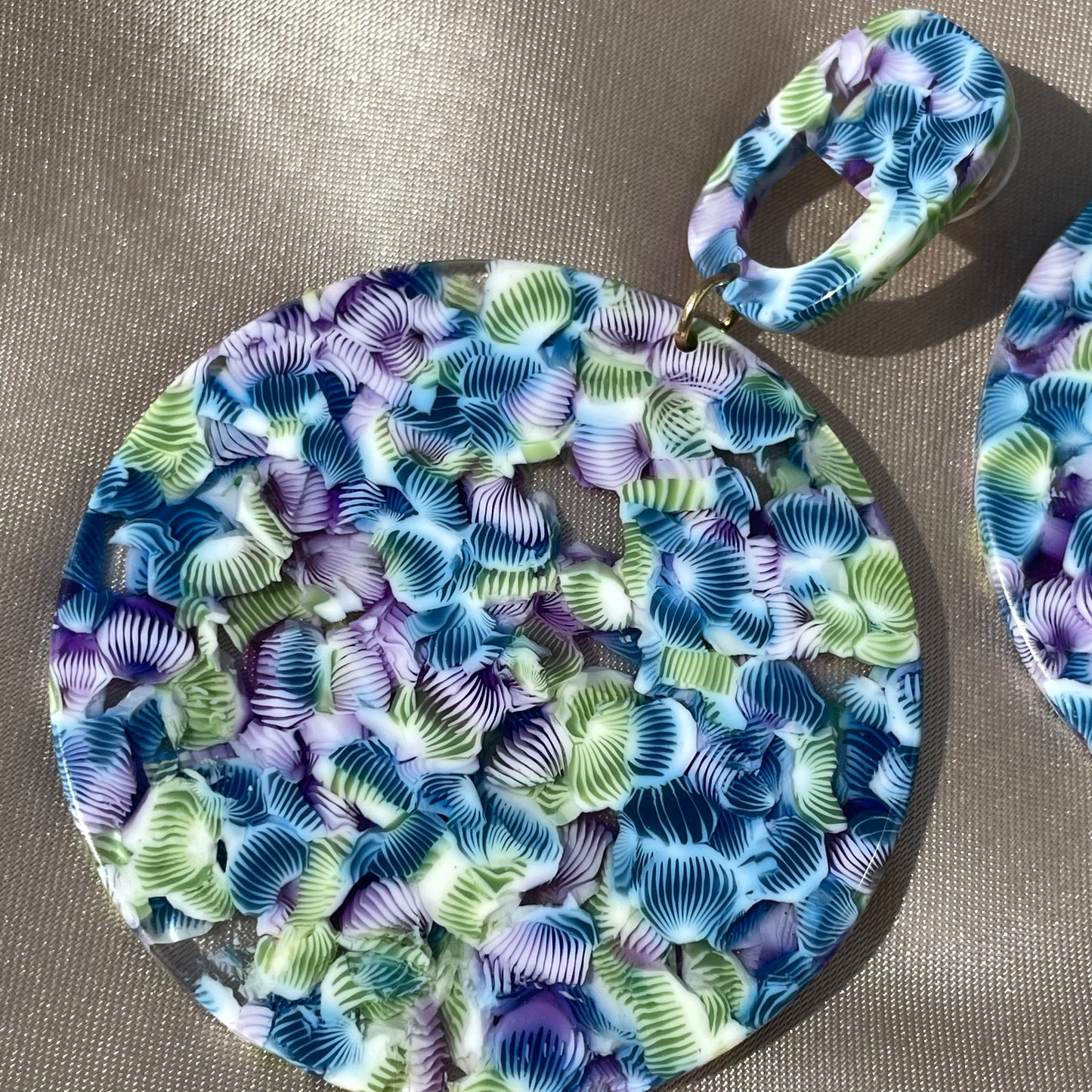 Boucles d'Oreilles Acrylique