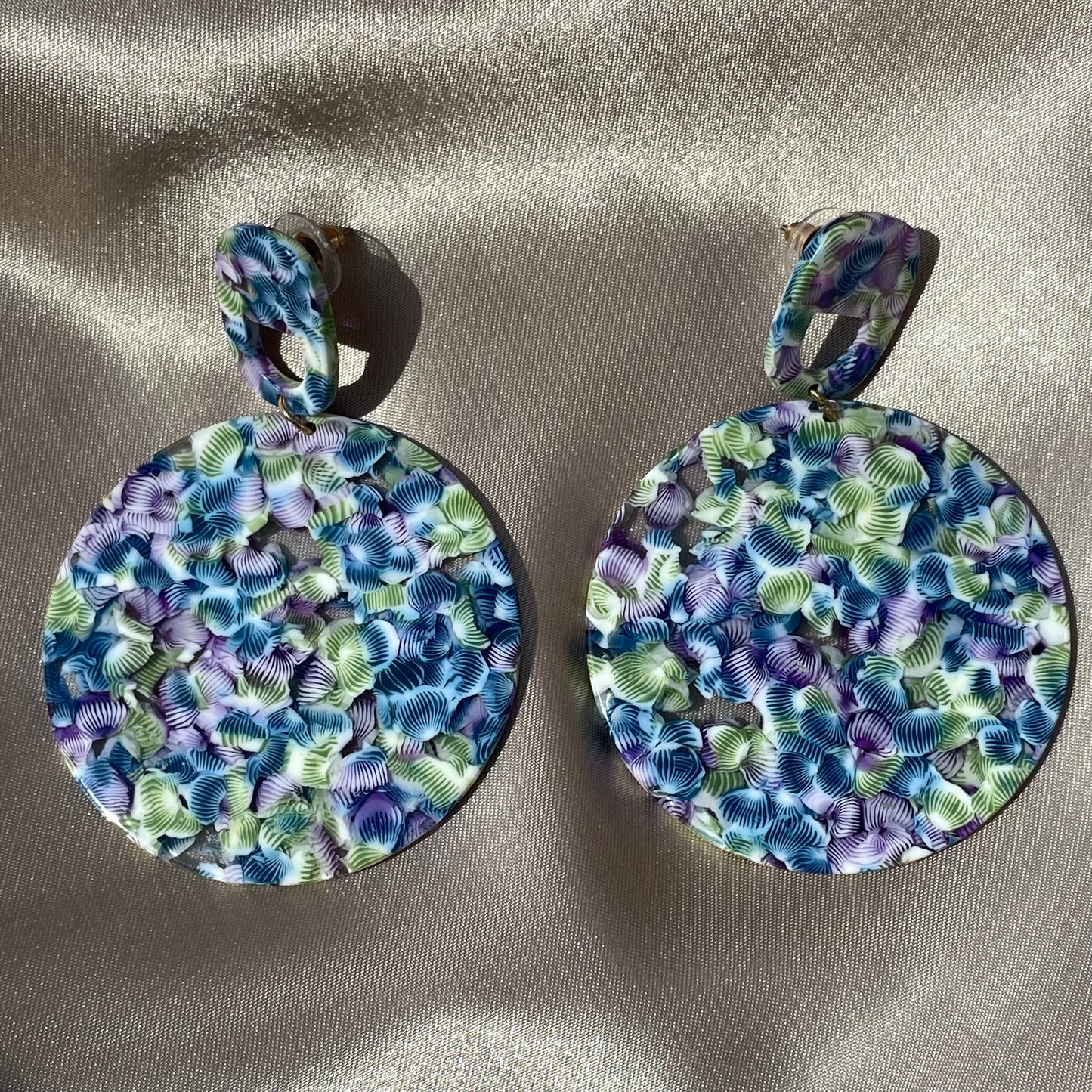 Boucles d'Oreilles Acrylique