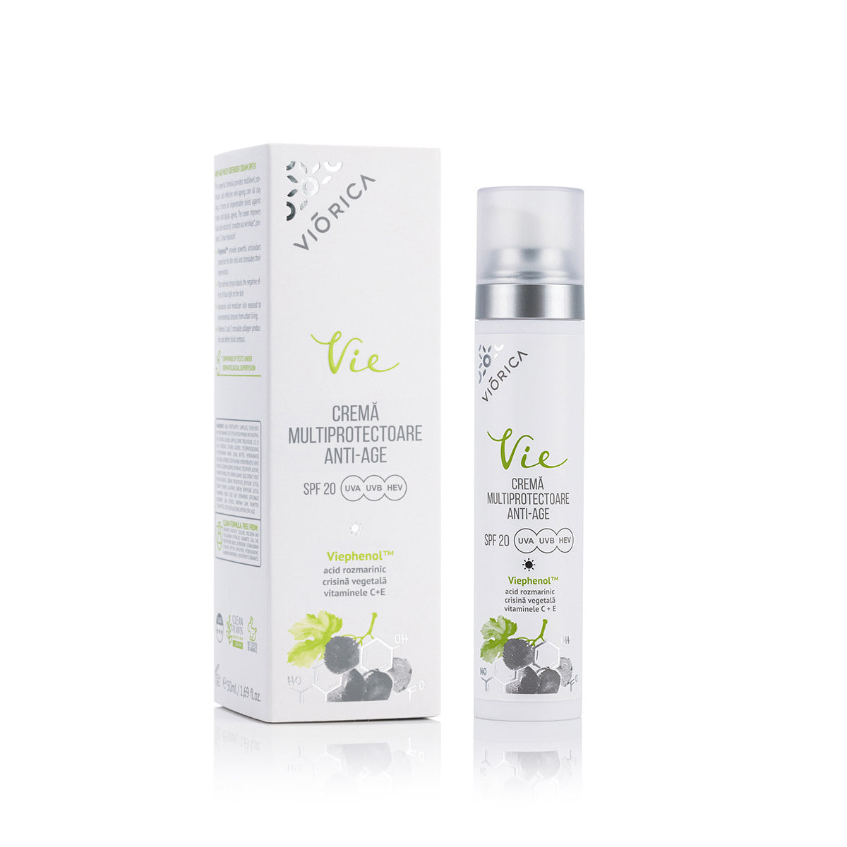 CRÈME ANTI-ÂGE MULTIPROTECTRICE SPF20 "VIE"
