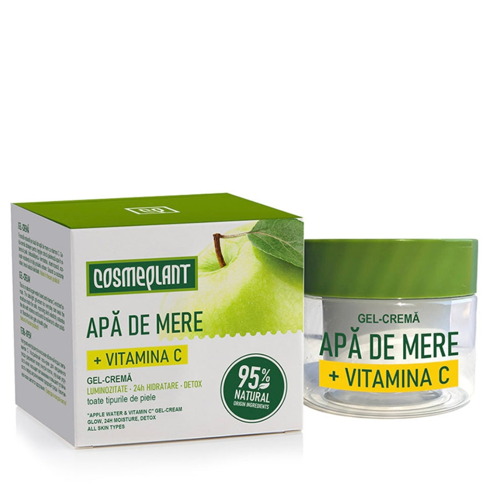 GEL-CRÈME À L'EAU DE POMME + VITAMINE C