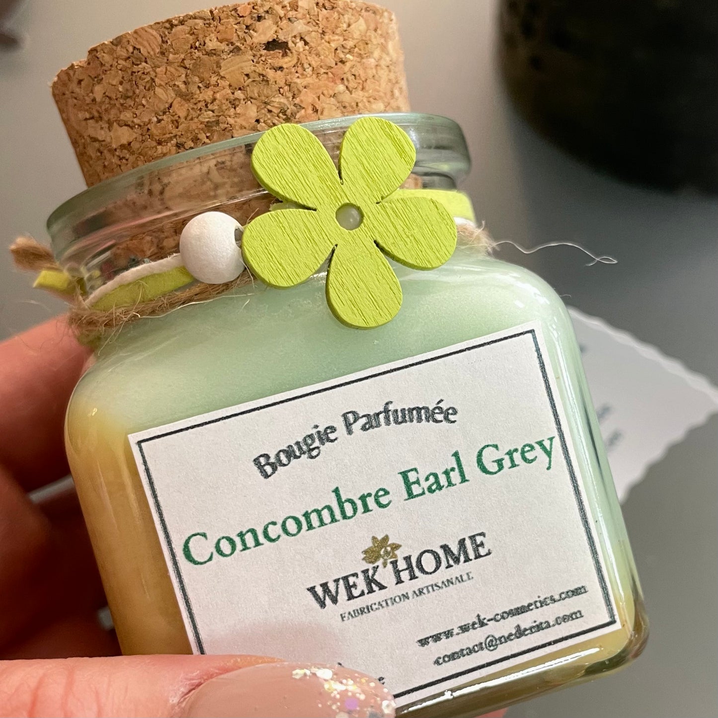 Bougie Parfumée Concombre Earl Grey